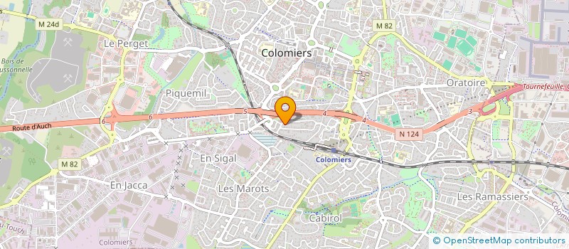 localisation de l'entreprise MAJELUAN à COLOMIERS