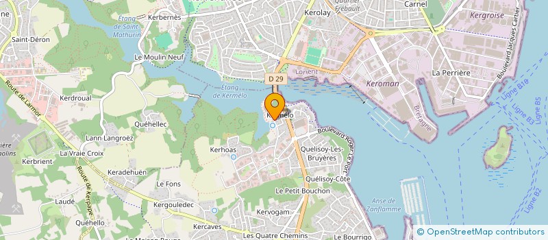 localisation de l'entreprise MAJEM  LARMOR-PLAGE