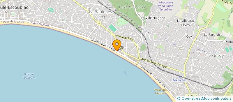 localisation de l'entreprise MAJEM  LA BAULE-ESCOUBLAC