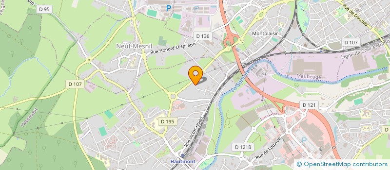 localisation de l'entreprise MAJEMON à HAUTMONT