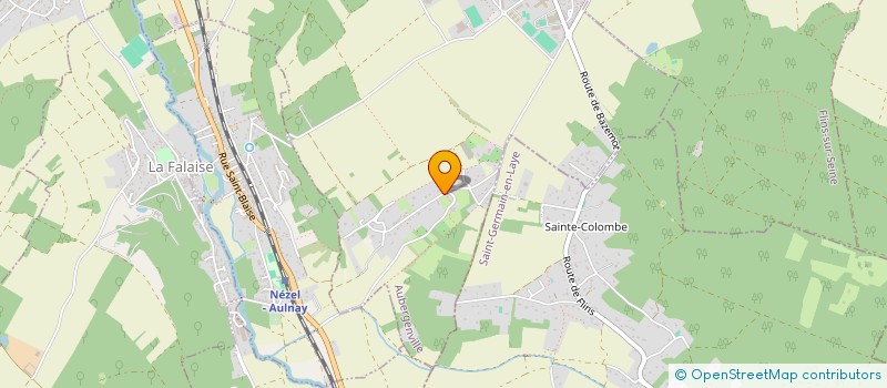 localisation de l'entreprise MAJENE  AUBERGENVILLE