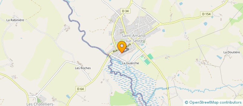 localisation de l'entreprise MAJEO  SAINT-AMAND-SUR-SEVRE