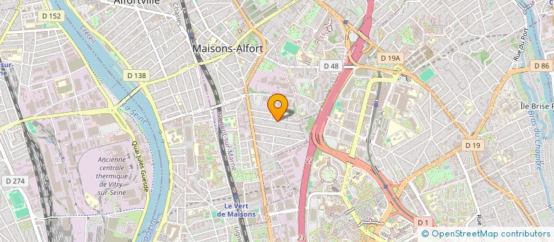 localisation de l'entreprise MAJEP à MAISONS-ALFORT