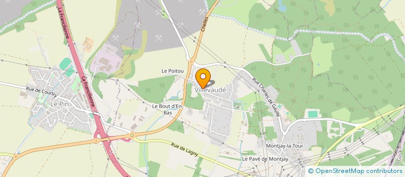 localisation de l'entreprise MAJERE BATIMENT à VILLEVAUDE