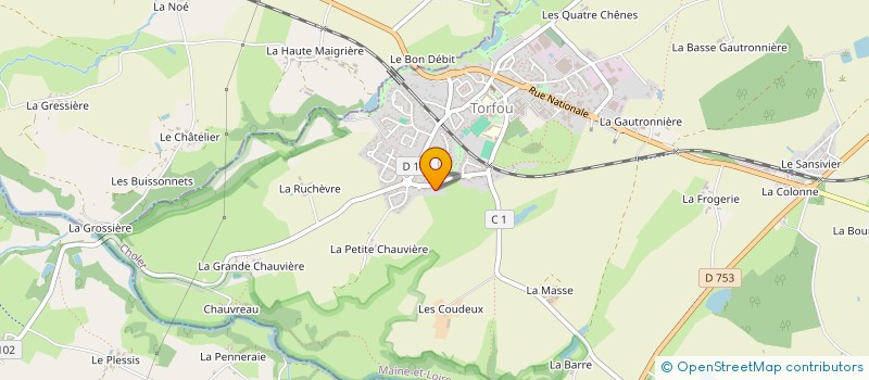 localisation de l'entreprise MAJES à SEVREMOINE