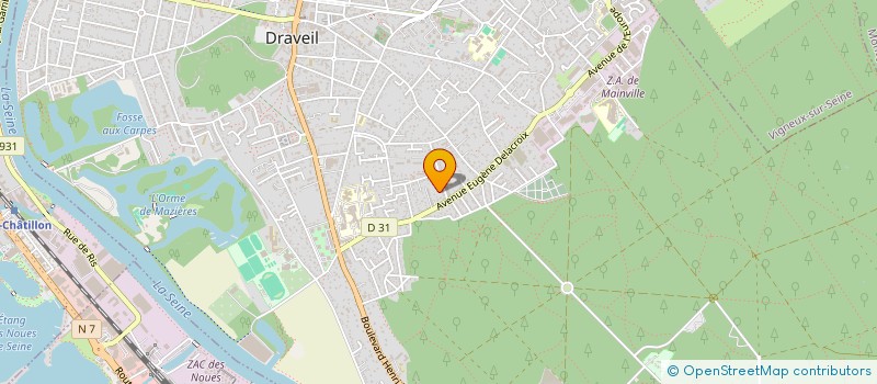 localisation de l'entreprise MAJESIS à DRAVEIL