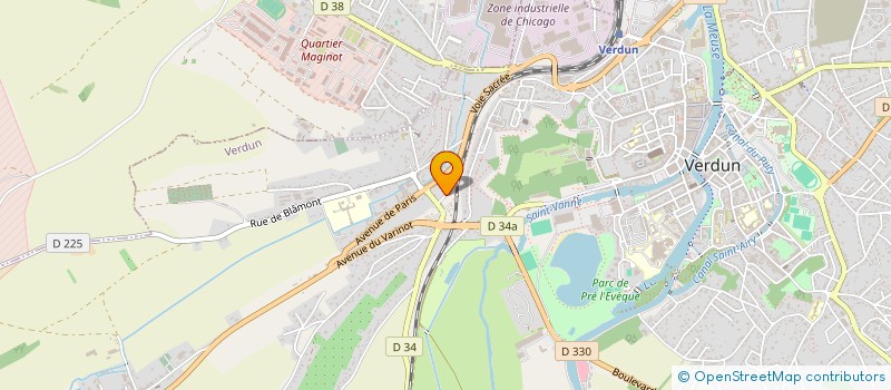 localisation de l'entreprise MAJESO à VERDUN