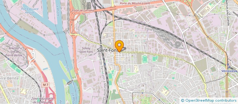 localisation de l'entreprise MAJESTE  SAINT-FONS