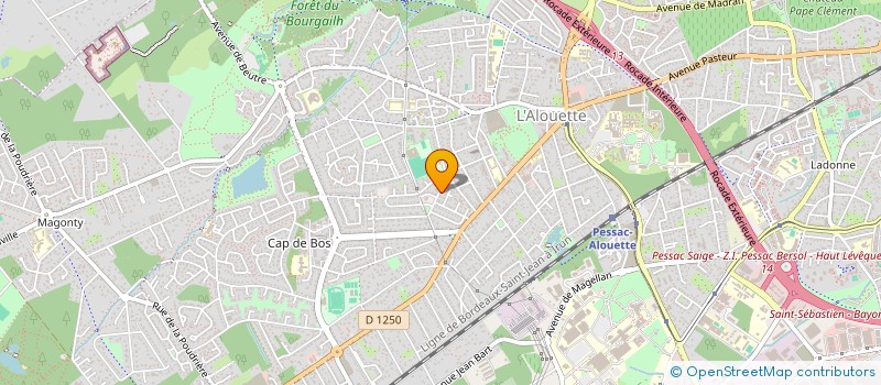 localisation de l'entreprise MAJESTE HSG  PESSAC