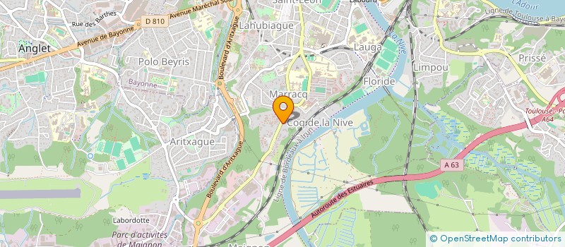 localisation de l'entreprise MAJESTEE à BAYONNE