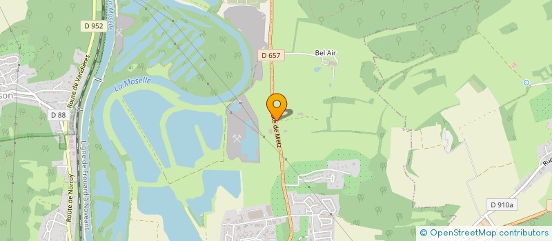 localisation de l'entreprise MAJESTHE  PONT A MOUSSON