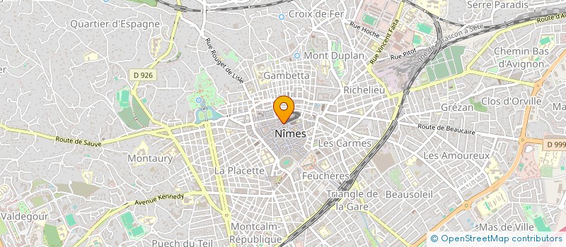 localisation de l'entreprise MAJESTIC 30  NIMES