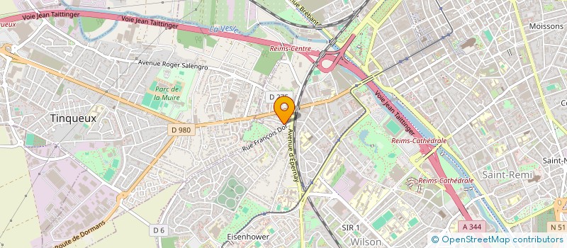 localisation de l'entreprise MAJESTIC  REIMS