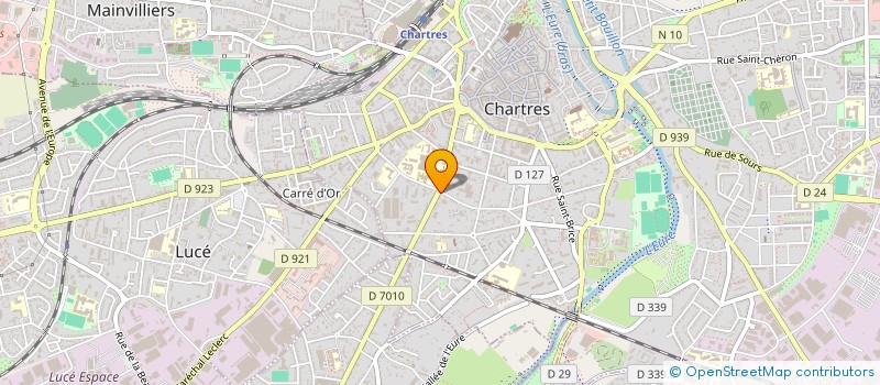localisation de l'entreprise MAJESTIC BEAUTE à CHARTRES