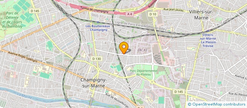 localisation de l'entreprise MAJESTIC CAR à CHAMPIGNY-SUR-MARNE