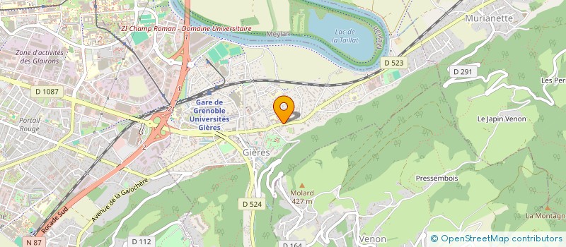 localisation de l'entreprise MAJESTIC DOG  GIERES