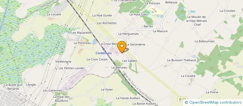 localisation de l'entreprise MAJESTIC EVENT  CORDEMAIS