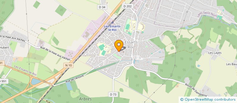 localisation de l'entreprise MAJESTIC HAIR  LES ESSARTS-LE-ROI