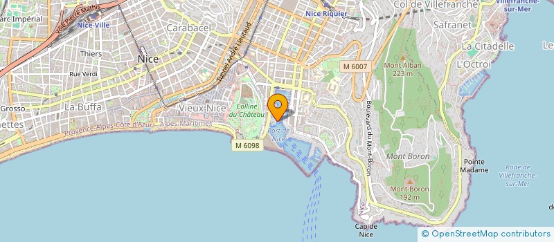 localisation de l'entreprise MAJESTIC IMMOBILIER à NICE