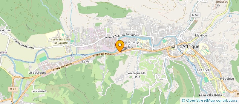 localisation de l'entreprise MAJESTIC IMMOBILIER  ST-AFFRIQUE