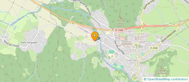localisation de l'entreprise MAJESTIC MOTORS DETAILING à FAVERGES-SEYTHENEX