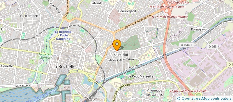 localisation de l'entreprise MAJESTIC-SERVICES+  LA ROCHELLE