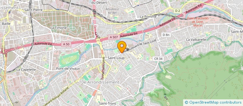 localisation de l'entreprise MAJESTIC SOUTH CHAUFFEURS  MARSEILLE