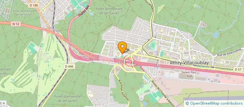 localisation de l'entreprise MAJESTIC TRANSPORT  VELIZY-VILLACOUBLAY