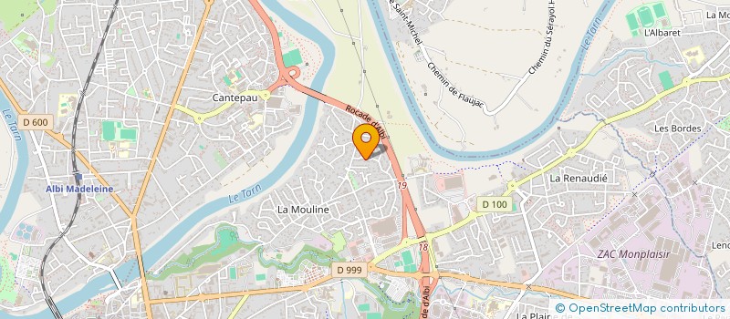 localisation de l'entreprise MAJESTIE  ALBI