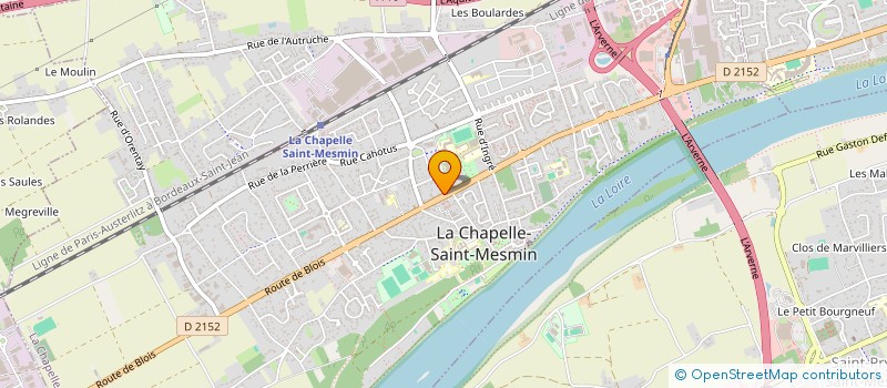 localisation de l'entreprise MAJESTY PIZZA à LA CHAPELLE-SAINT-MESMIN