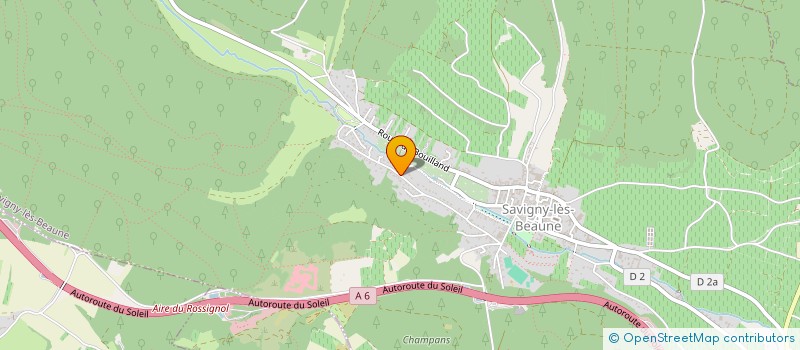 localisation de l'entreprise MAJEUR  SAVIGNY-LES-BEAUNE