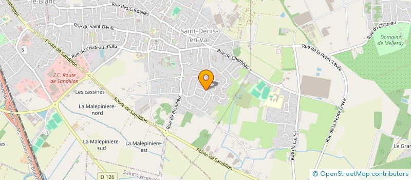 localisation de l'entreprise MAJEURE à SAINT-DENIS-EN-VAL