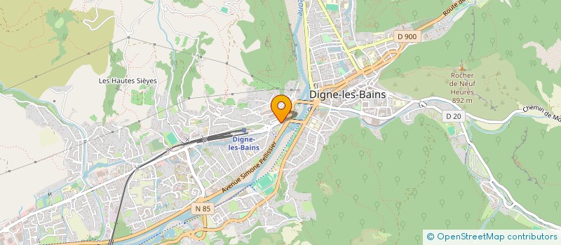 localisation de l'entreprise MAJEVAL à DIGNE-LES-BAINS