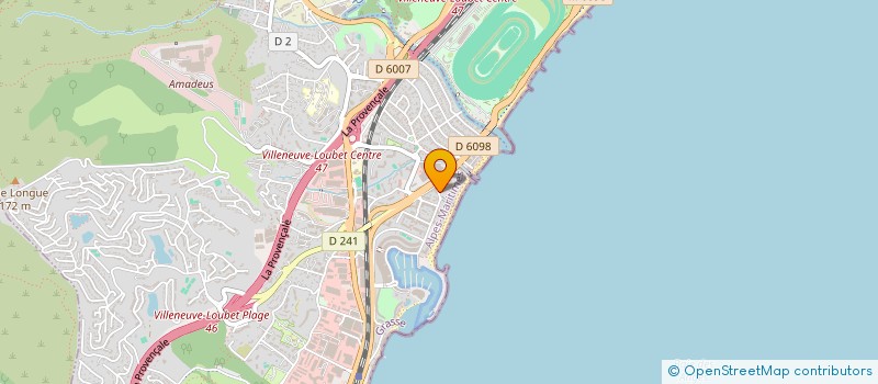 localisation de l'entreprise MAJEVAL à VILLENEUVE-LOUBET