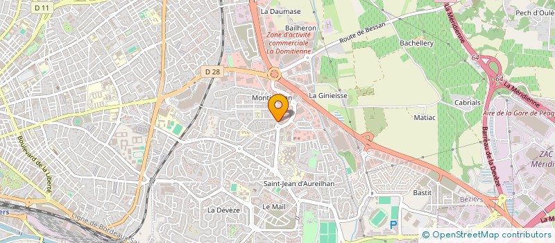 localisation de l'entreprise MAJEXCO à BEZIERS
