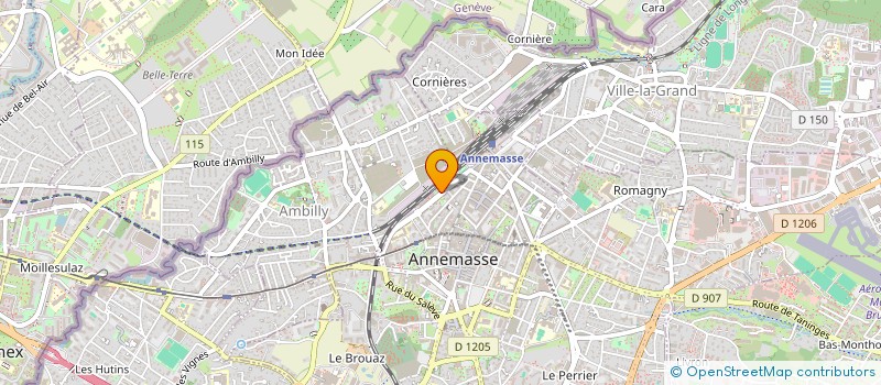 localisation de l'entreprise MAJEXPERTS  ANNEMASSE