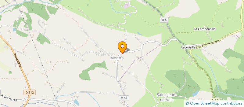 localisation de l'entreprise MAJG PATRIMOINE  LACROUZETTE