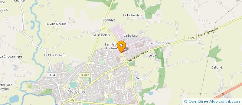 localisation de l'entreprise MAJI à MORDELLES