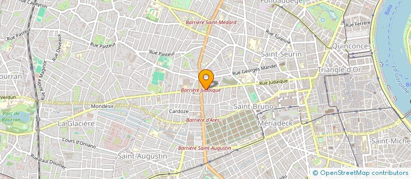 localisation de l'entreprise MAJI à BORDEAUX