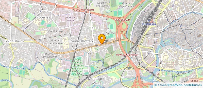 localisation de l'entreprise MAJI à STRASBOURG