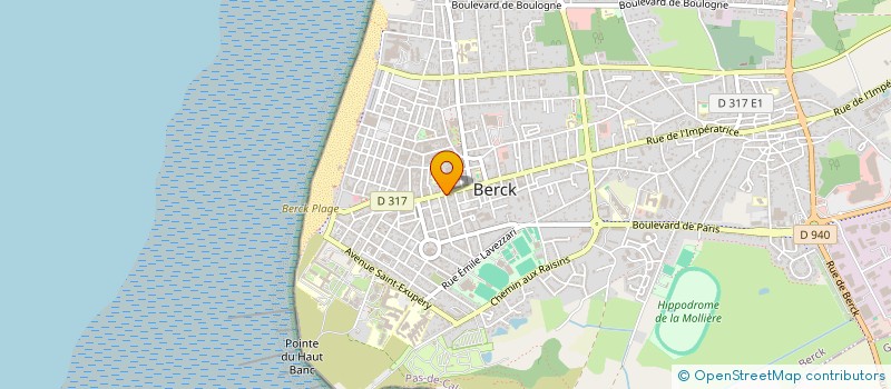 localisation de l'entreprise MAJI COIFFURE à BERCK