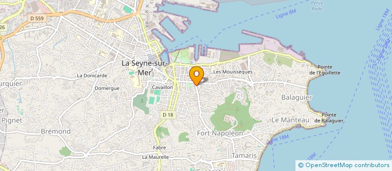 localisation de l'entreprise MAJIBAT à LA SEYNE-SUR-MER