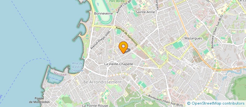 localisation de l'entreprise MAJIC à MARSEILLE 8EME