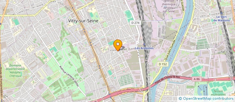 localisation de l'entreprise MAJIC GARAGE à VITRY-SUR-SEINE