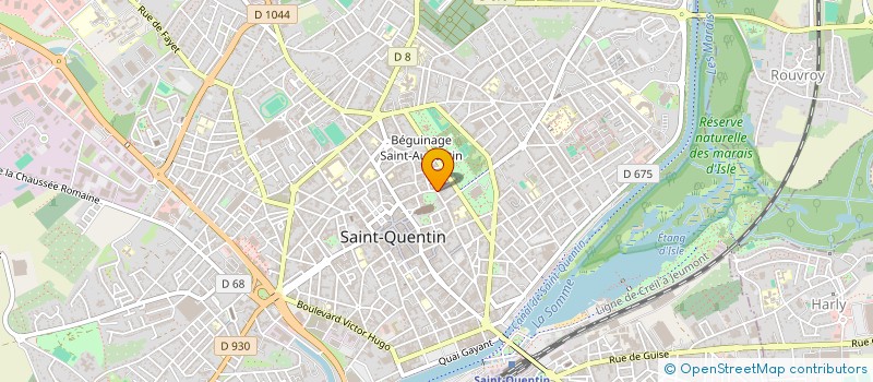 localisation de l'entreprise MAJIE PODO à SAINT-QUENTIN