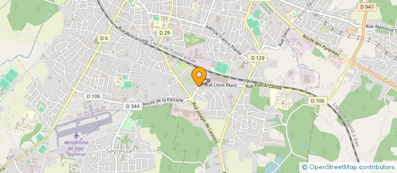 localisation de l'entreprise MAJIKA  DAX