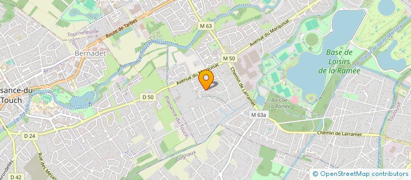 localisation de l'entreprise MAJILIGNE  TOURNEFEUILLE