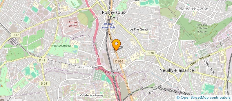 localisation de l'entreprise MAJIN SHARK à ROSNY-SOUS-BOIS