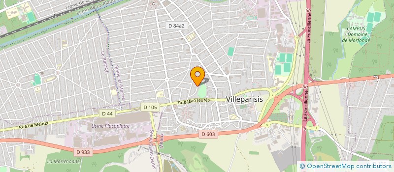 localisation de l'entreprise MAJIN TAXI  VILLEPARISIS