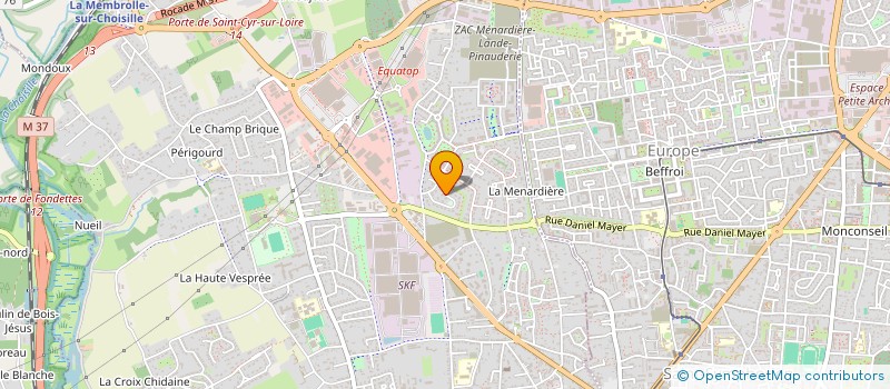 localisation de l'entreprise MAJINE  SAINT-CYR-SUR-LOIRE